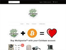 Tablet Screenshot of multiponics.biz